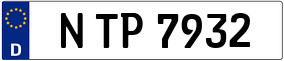 Truck License Plate